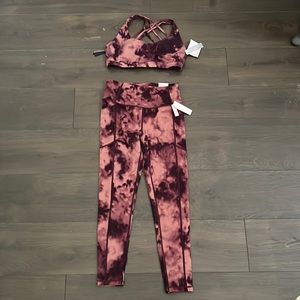 Victorias Secret VS matching workout set NWT